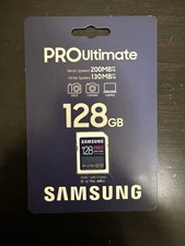 Brand New Sealed - Samsung - Pro Ultimate and 128GB microSDXC Memory Card