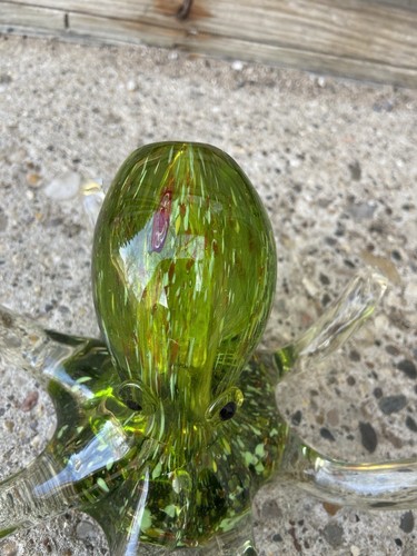 BEAUTIFUL MURANO ART GLASS OCTOPUS FIGURINE PAPERWEIGHT - Picture 2 of 14