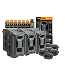 Spypoint Force-24MP Non-Cellular 2k Video Trail Camera Bundle (Twin Pack)