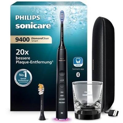 Philips Sonicare DiamondClean Smart 9400 Schallzahnbürste App Schwarz HX9917/89