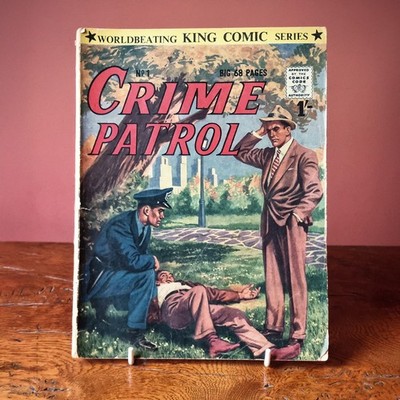 CRIME PATROL #1 KING COMIC, British Archer Press Edition 1955