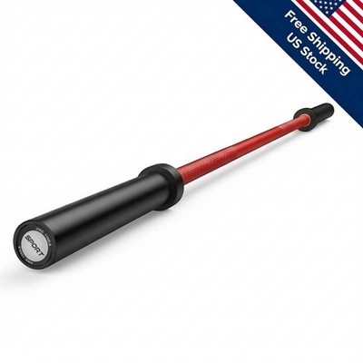 7ft Olympic Barbell 45lb 1500lb Capacity for Weightlifting Powerlifting
