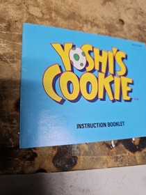 Yoshi's Cookie Nintendo NES Instruction Manual Only
