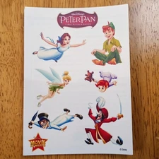 Disney's Peter Pan Temporary Tattoos 4 Sheets Disney Movie Rewards