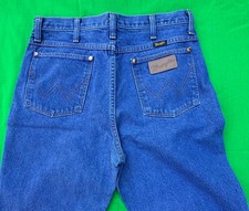 Vintage Wrangler 936DEN Men's Denim Cowboy Cut Jeans Size 32X38___MADE IN USA.