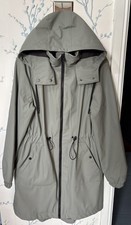 F&F Womens Waterproof Parka Coat Size M Hooded Hardly worn. Perfect 