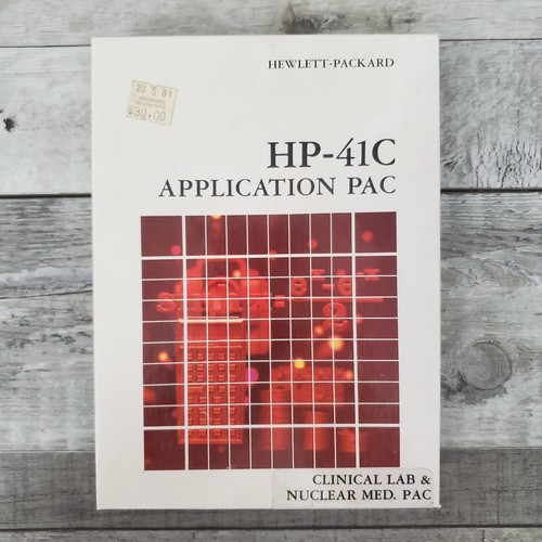 HP Hewlett-Packard HP-41C Application Pac Clinical Lab Nuclear Med OHNE MODUL - Bild 9 von 12