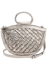 Patricia Nash Leather Ossi Satchel Platinum
