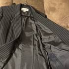 Fundamental Things Women’s Vintage Black Wool Striped Blazer Size 18 — photo 9