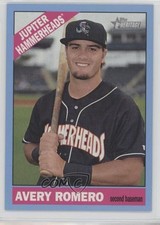 2015 Topps Heritage Minor League Edition Blue Border Avery Romero #117 f6q