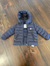 Baby Boys Navy Moncler Puffer Coat