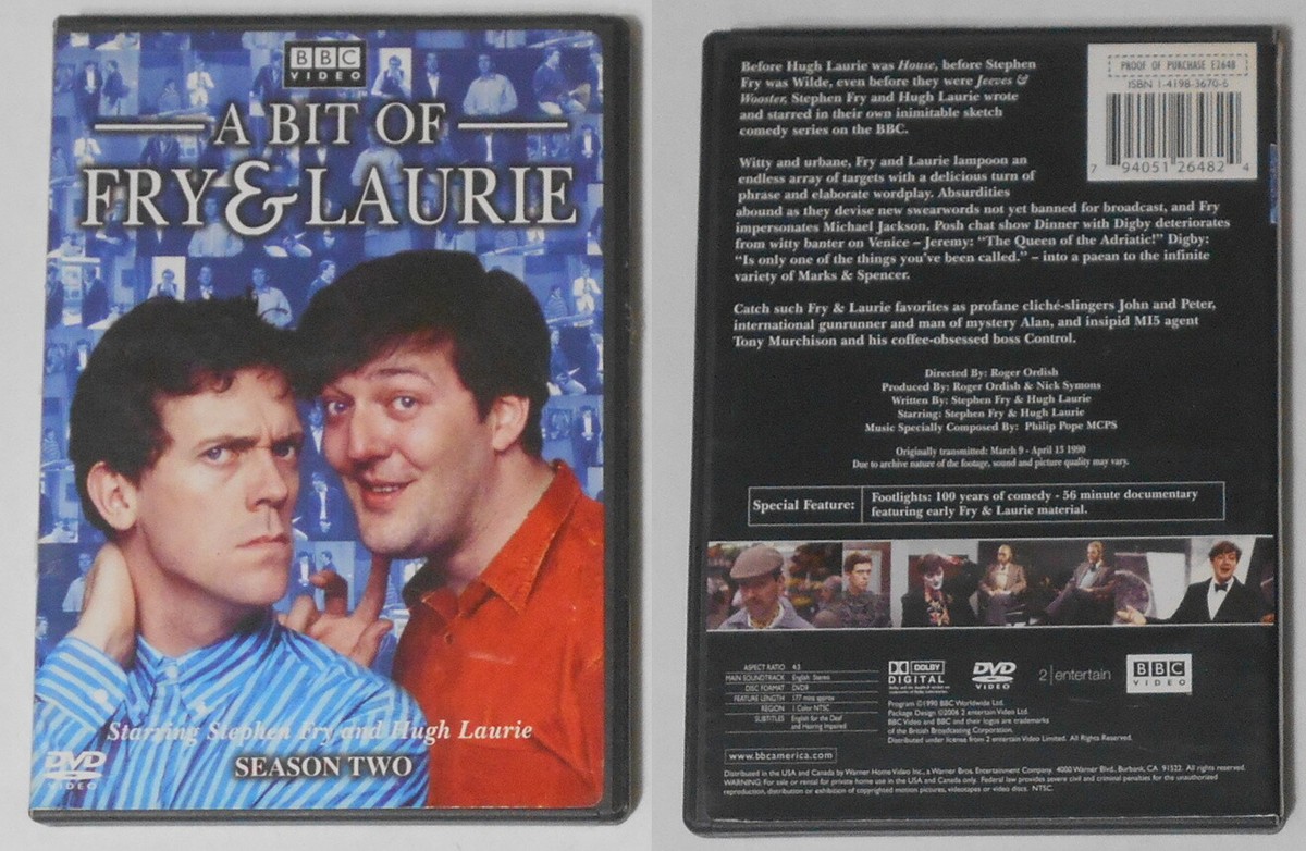 (未使用･未開封品)Bit of Fry &amp; Laurie: Season Two [DVD] Amazon.com: A Bit of Fry and Laurie - Season Two : Stephen