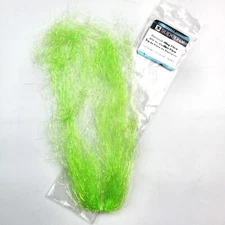 Superfly Diamond Wing Fiber - Chartreuse - Fine Flash Fly Tying Material