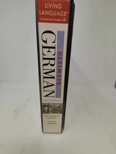 Ultimatives Deutsch Schlank Sprechen Lesen Schreiben Fließend 4 Kassetten Buch Lebendige Sprache - Bild 4 von 5
