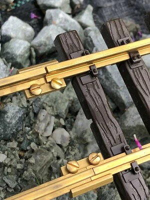 Electrical continuity Track Clamps for LGB Garden Railway Track, Massoth