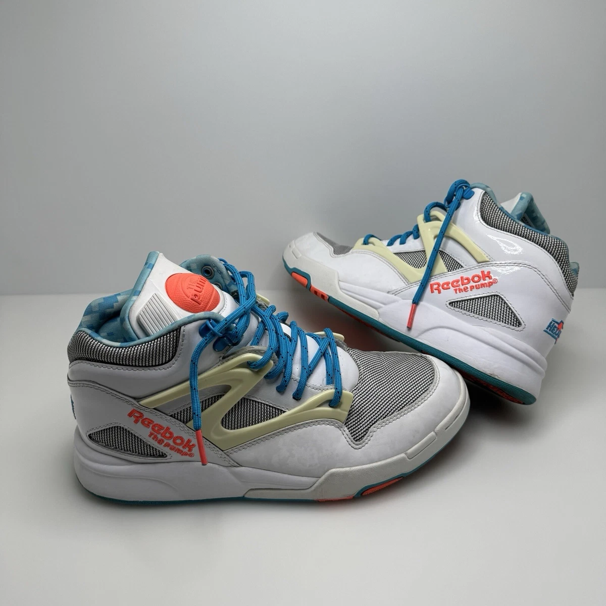 Reebok Pump Omni Lite White Buzz Blue for Sale | Authenticity