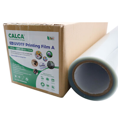 60cm 100m UV DTF Transfer Film A Roll Crystal Label Sticker Film
