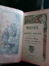 Religion ancien missel Saints Anges  no 155, 1930 limoges j depelley & cie-