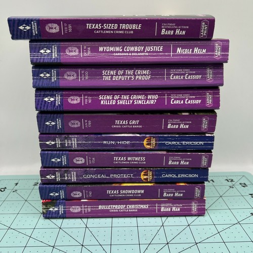Lot of 10 Harlequin Romance Novels - Paperback Books Intrigue - Picture 6 of 6