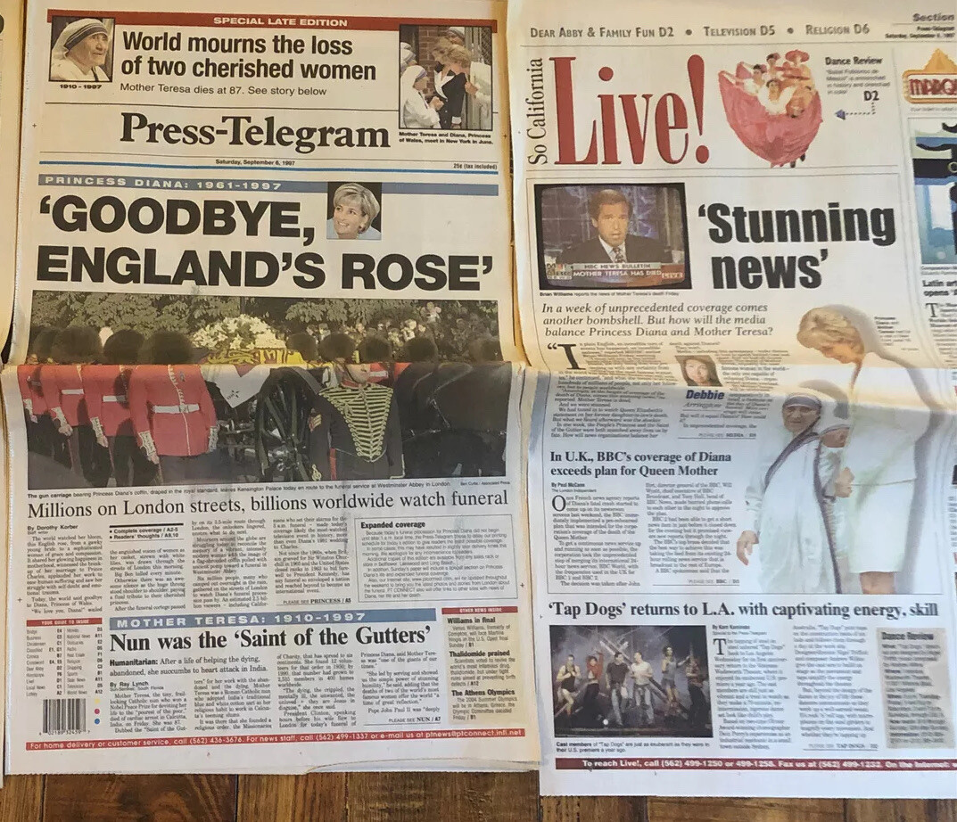 週刊誌 The World Mourns Diana Princess Of Wales The