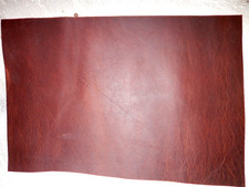 10.5"x16" DARK BROWN OIL TANNED UTILITY LEATHER COWHIDE avg 1.4mm thick 53