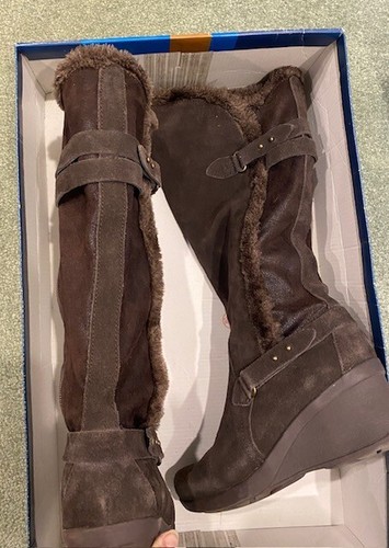 Botas de pantorrilla marrón oscuro Bare Traps - Imagen 5 de 5