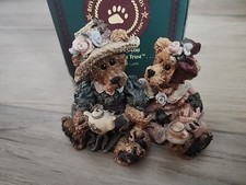Boyds Bears & Friends Emma And Bailey...Afternoon Tea Figurine 1995 Style #2277