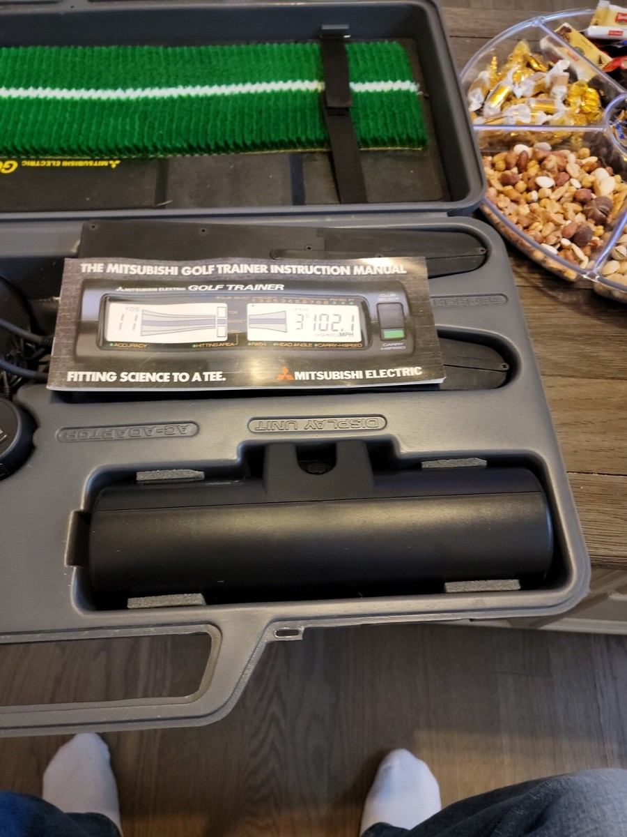 三菱 GOLF TRAINER GL-500 ゴルフトレーナー 通電確認済 Vintage Mitsubishi GL 500 Electric Indoor Golf Trainer With