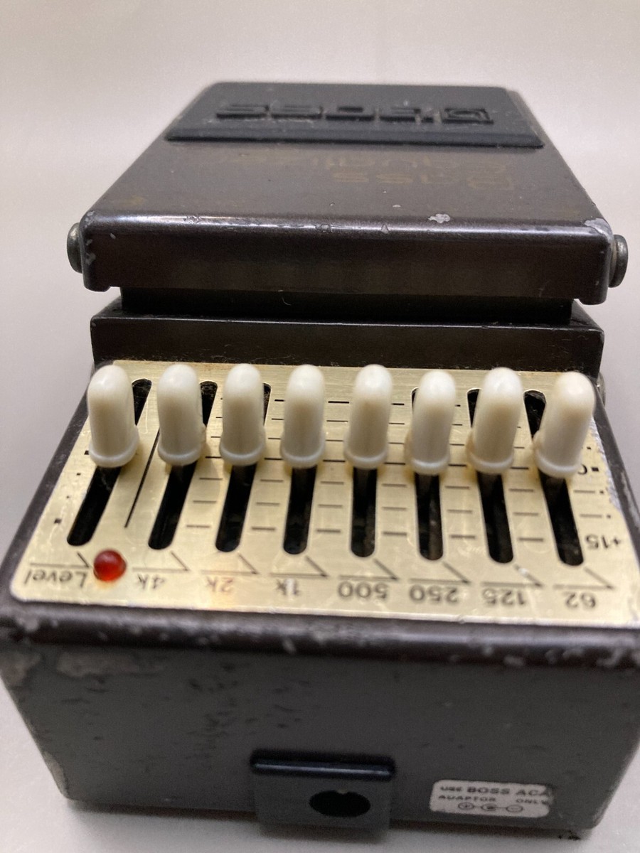 Boss GE-7B Bass Equalizer Guitar Effect Pedal Tested Working