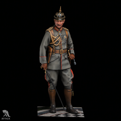 Wilhelm II German Kaiser 90mm Painted Toy Soldier Pre-Sale