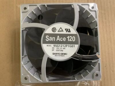 For SANYO Brushless DC San Ace 9SG1212P1G01 120mm 12V 4A Metal Fan