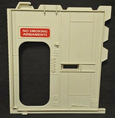 GI Joe Playset Terror Drome Interior Wall  Insert 1986 Original Part Authentic