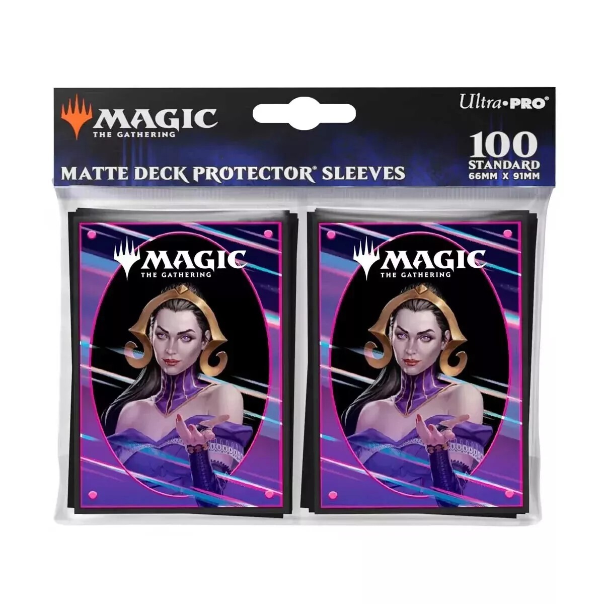 mtg liliana card sleeves Foundations 100ct Deck Protector Sleeves Dark for Magic: The Gathering