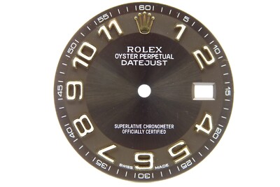 Rolex Datejust Brown Arabic Numbers Dial, 116233
