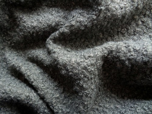 Bouclé ,150 cm breit, Jackenstoff, Mantelstoff, Meterware,grau - Bild 3 von 4