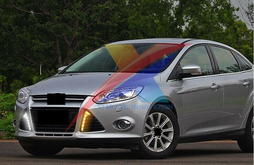 LED DRL Daytime Running Light Drving Light 2x Colors For Ford Focus 2012-2014 - Picture 12 of 12