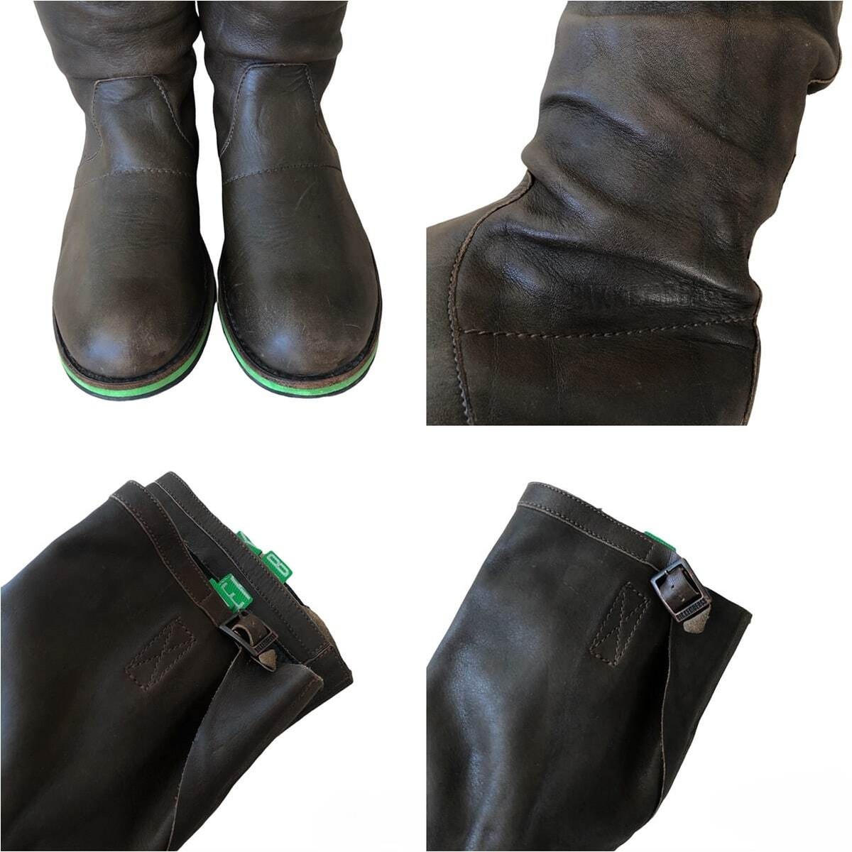 Dirk Bikkembergs vintage leather straps engineer high boots EU 36