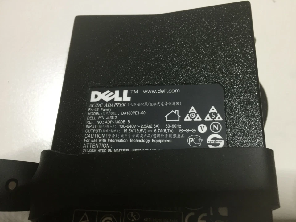 Lot of 10 GENUINE DELL 130W PA-4E AC Adapter DA130PE1-00 FA130PE1-00 LA130PM121 - Image 2 of 4