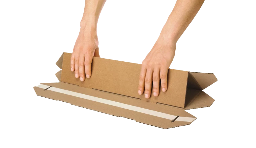 TRIANGULAR POSTAL TUBES ECO-FRIENDLY CARDBOARD ALL SIZES - A0 A1 A2 A3  - Image 2 of 4