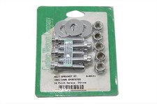 Pulley Bolt Kit Chrome fits Harley Davidson