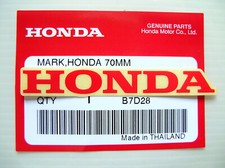 ORIGINAL Honda Aufkleber-7cm-ROT-Sticker-Windshield-Logo-Emblema-70mm