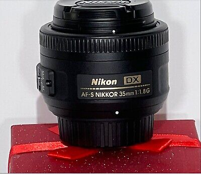 Nikon AF-S DX Nikkor 35mm F 1.8 G Lens Kit With Filters Hood Case  Converters +++ | eBay