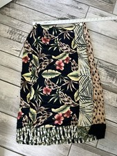 Vintage Requirements Maxi Skirt Womens Petite Size 12 Floral Pattern 12P