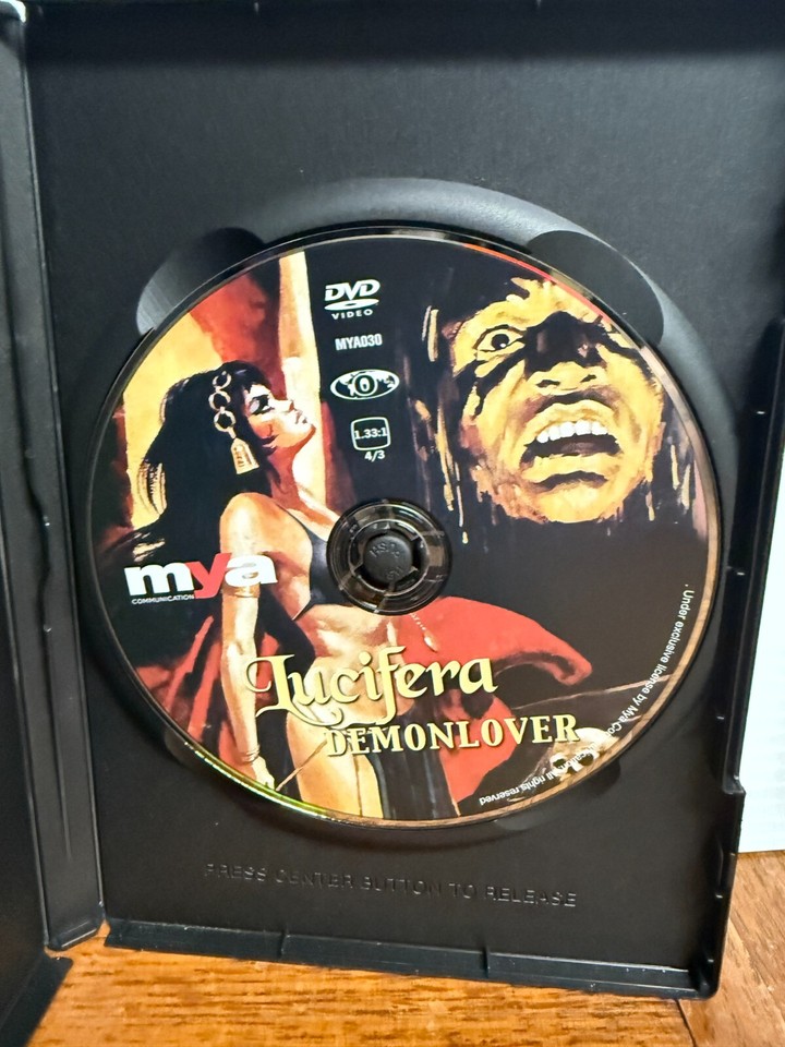 LuciferaDemonlover aka The Devil's Lover 1970 DVD 2009 Italian Horror
