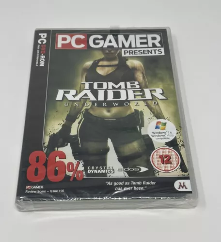 PC Gamer Tomb Raider: Underworld Video Computer Game Lara Croft 2008 Sealed