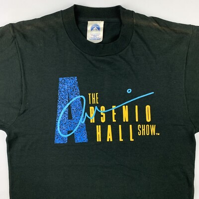 VTG 90s Arsenio Hall Late Night Comedy Talk Show T-Shirt Mens Medium