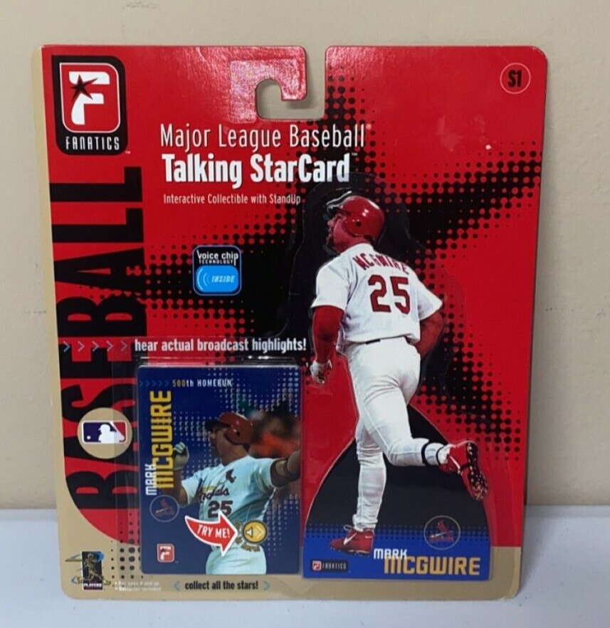 2000 Mark McGwire Fanatics MLB Talking Star Card + Interactive
