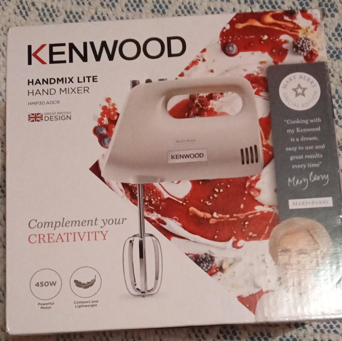 Kitchen Chefette Mary Berry Special Edition Hand Mixer Hm680cr