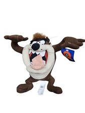 Vintage 1998 Looney Tunes Warner Brothers Tazmanian Devil, Taz Plush 8  w/Tag