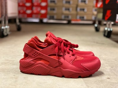 varsity red huaraches